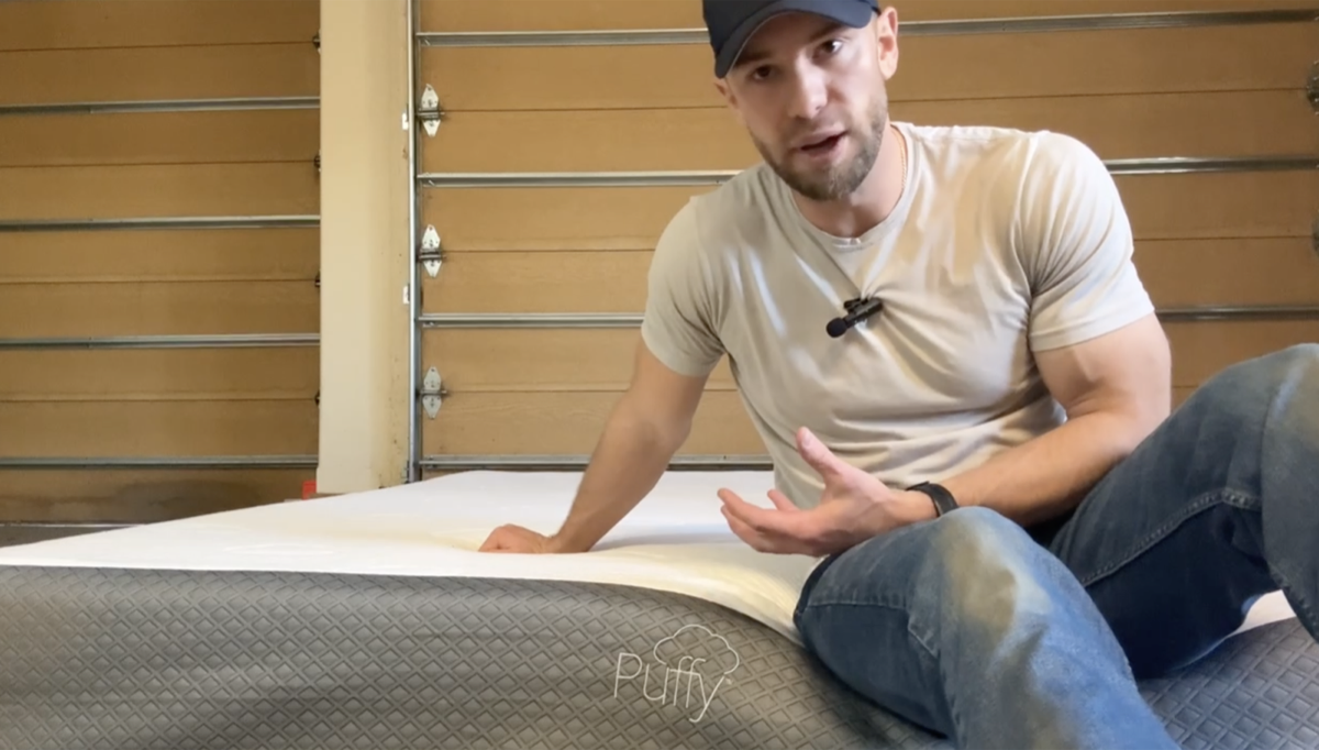Puffy Cloud mattress before teardown